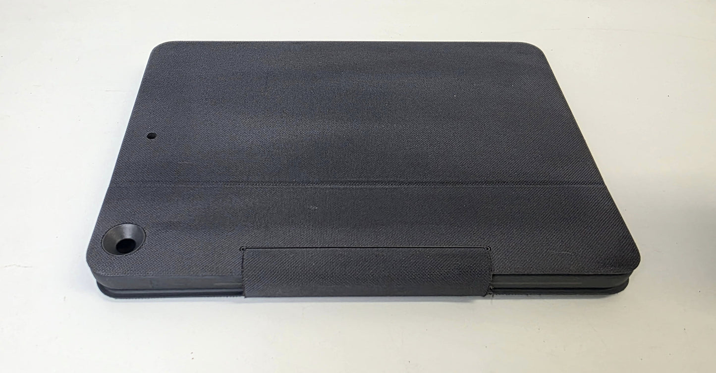 Logitech Rugged Folio for iPad (7th, 8th, & 9th generation) Protective Keyboard Case with Smart Connector and Durable Spill-Proof , QWERTY UK English Layout - Black