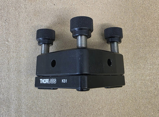 Thorlabs KS1 KS1Ø1" Precision Kinematic Mirror Mount, 3 Adjusters