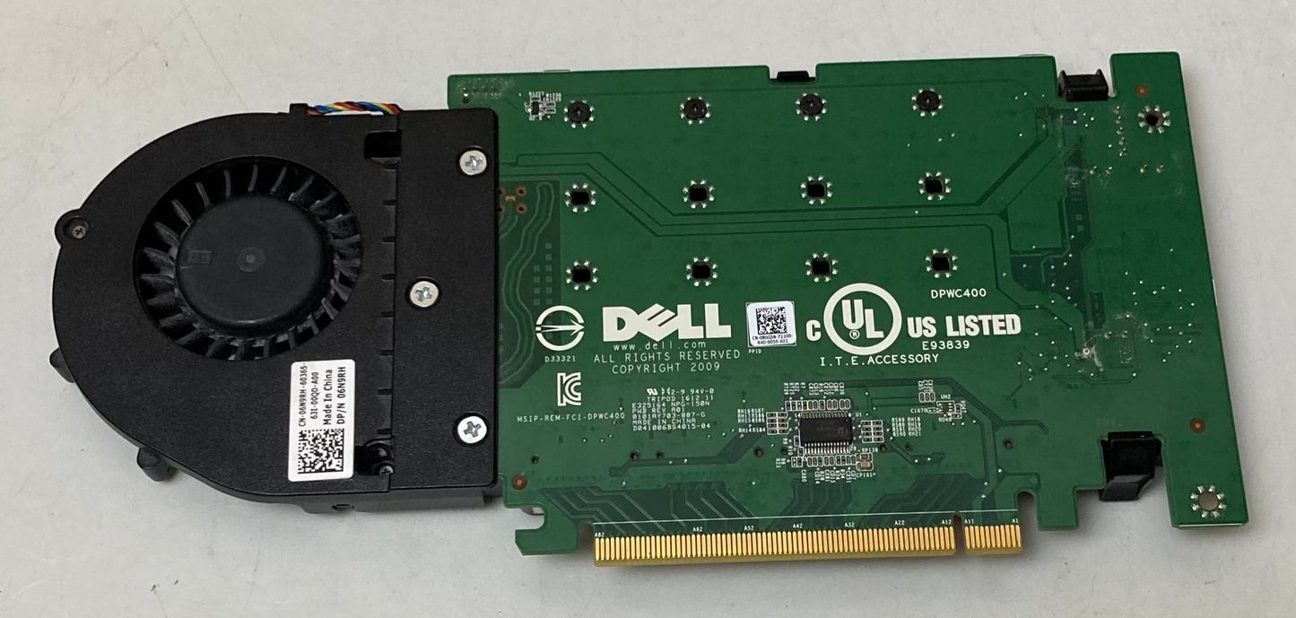 Dell Ultra PCIe x4 M.2 NVME SSD Storage Adapter Card PN 80G5N