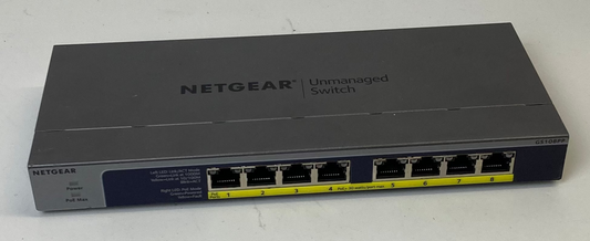 NETGEAR GS108PP 8-Ports Ethernet Switch