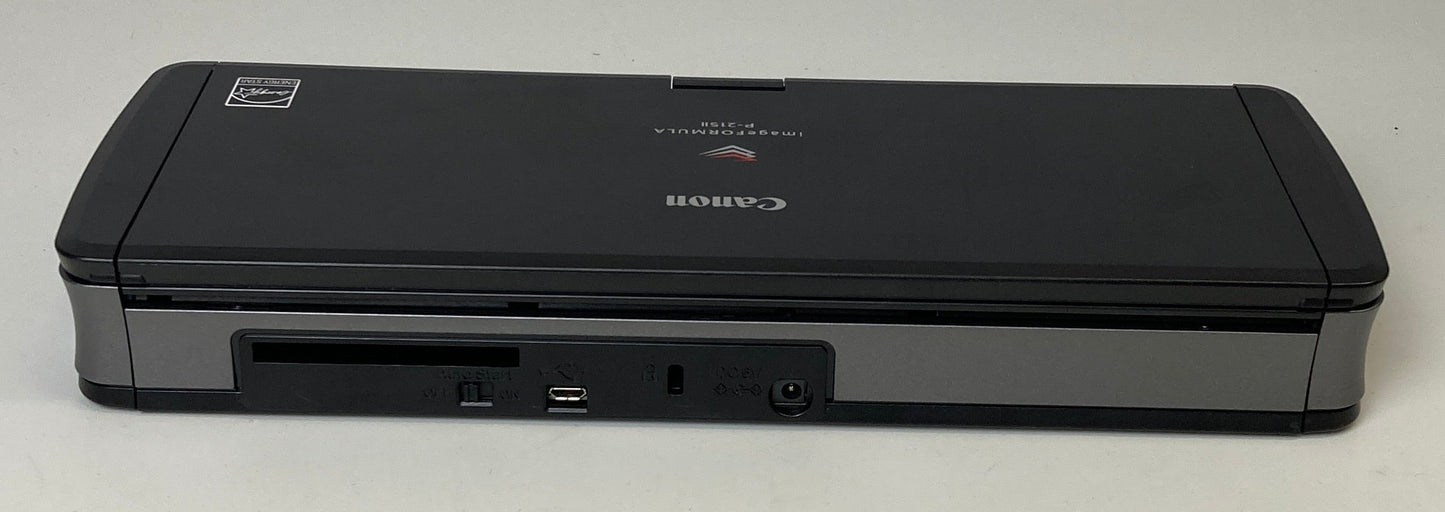 Canon imageFORMULA P-215II Portable Scanner, Double-sided Scanning