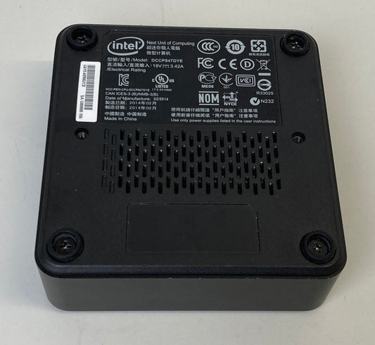 Intel NUC DCCP847DYE Desktop Computer 8GB RAM No SSD