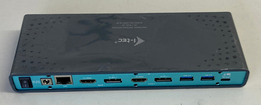 i-tec Windows/MacOS USB-C/Thunderbolt 3/USB3 Dual Display Docking Station PD
