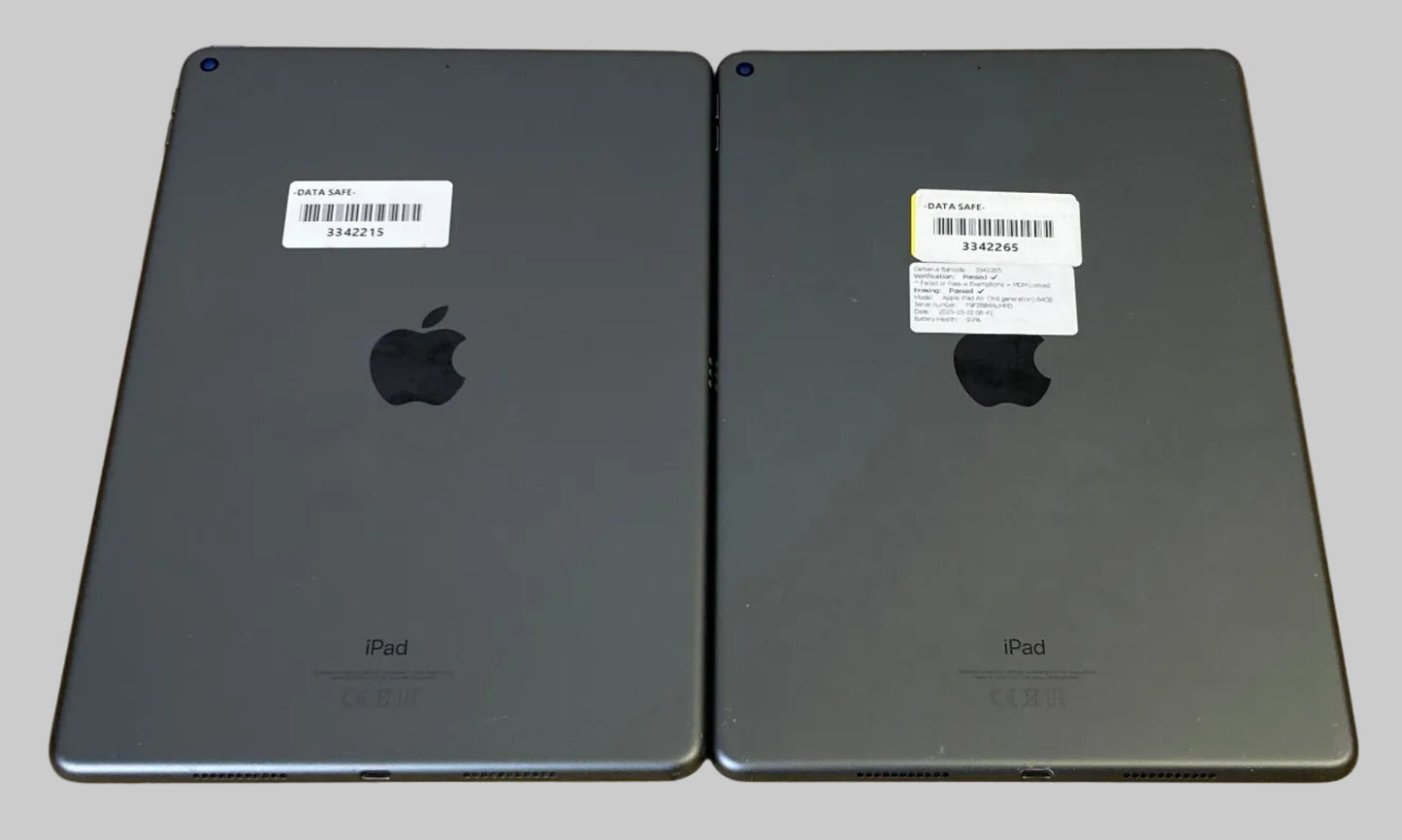 Apple iPad Air 3rd Gen Space Grey 64GB Wifi Only A2152 10.5" Cracked