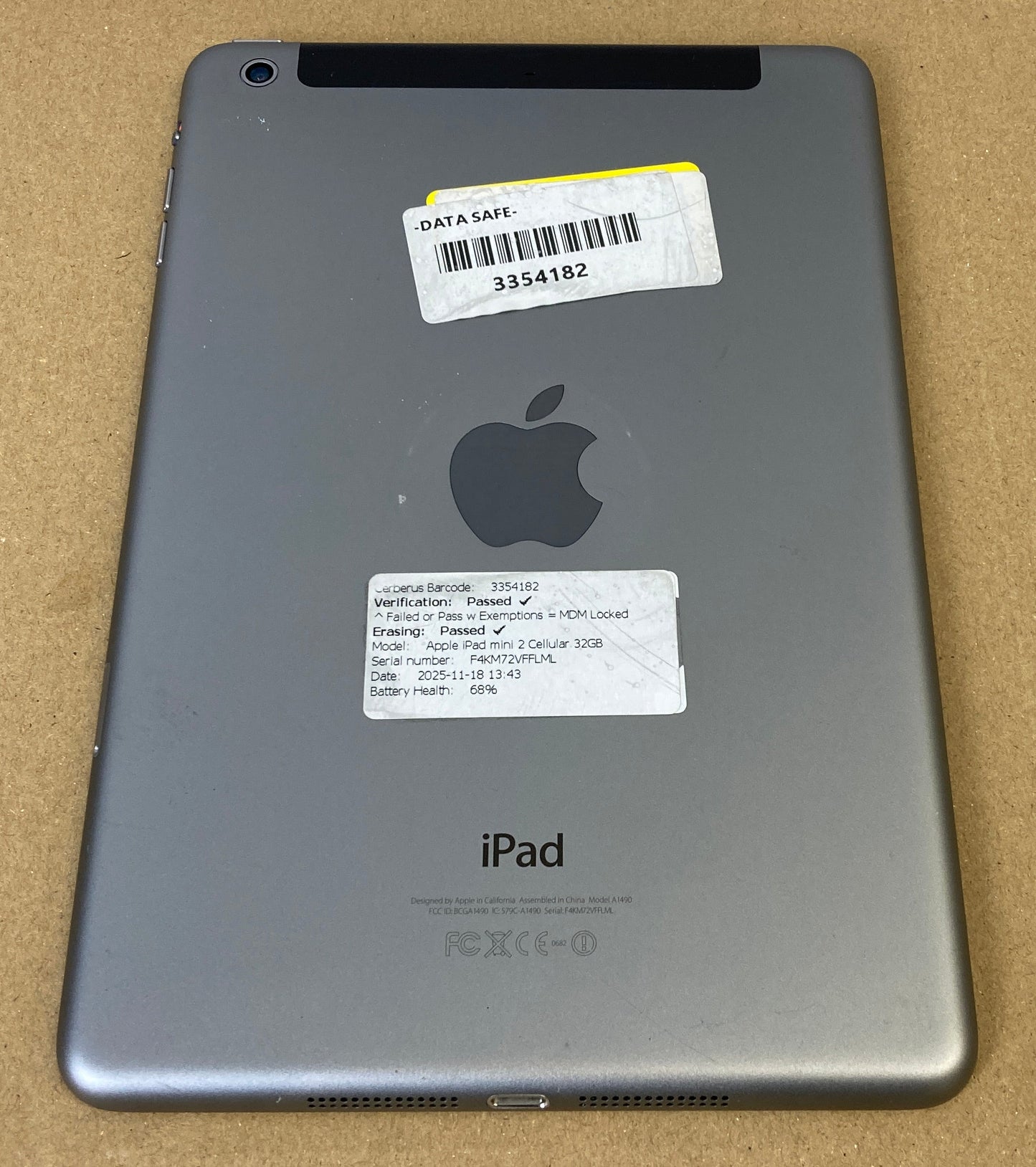 Apple iPad Mini 2nd Generation 7.9" Wifi/4G 32GB Silver