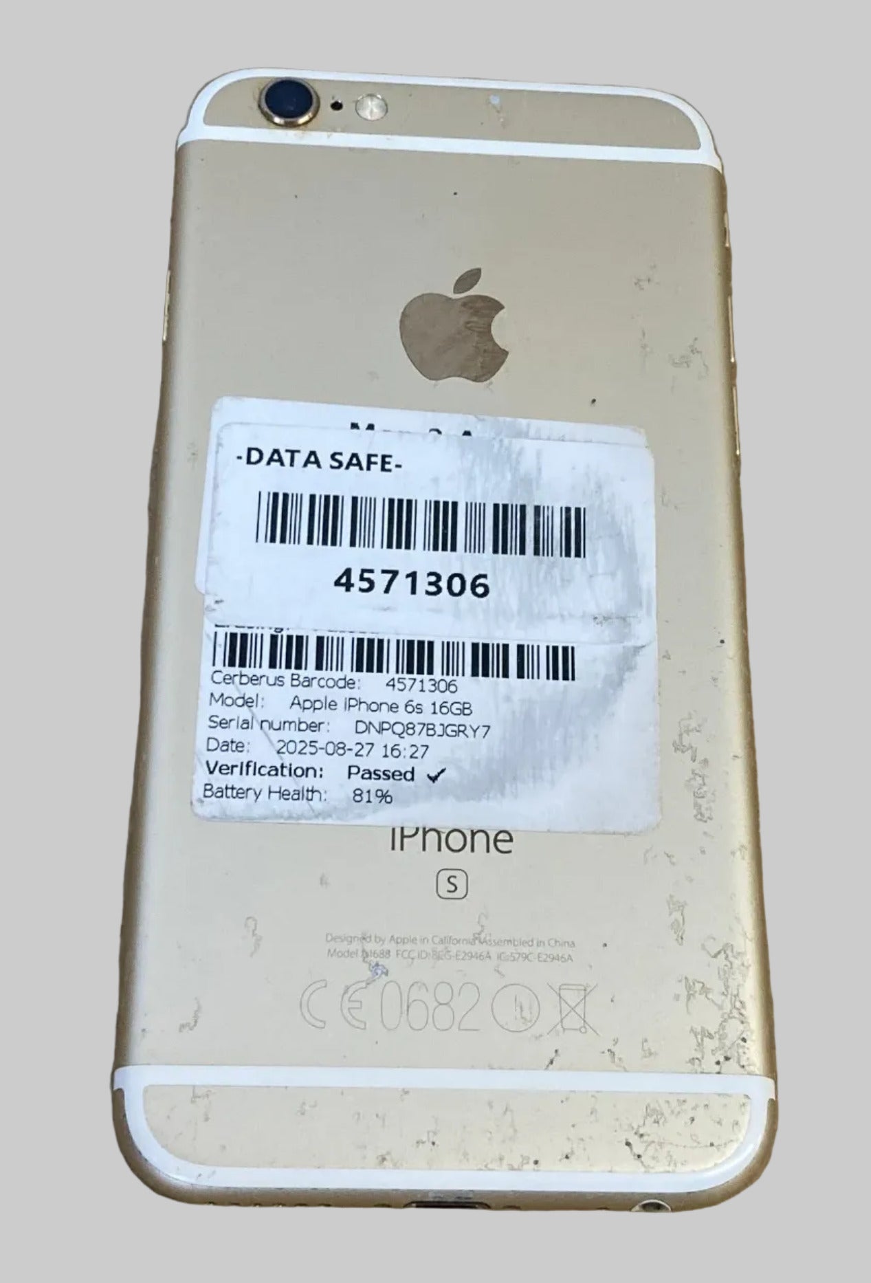 Apple iPhone 6s Smartphone 16GB Gold Mobile Phone IOS