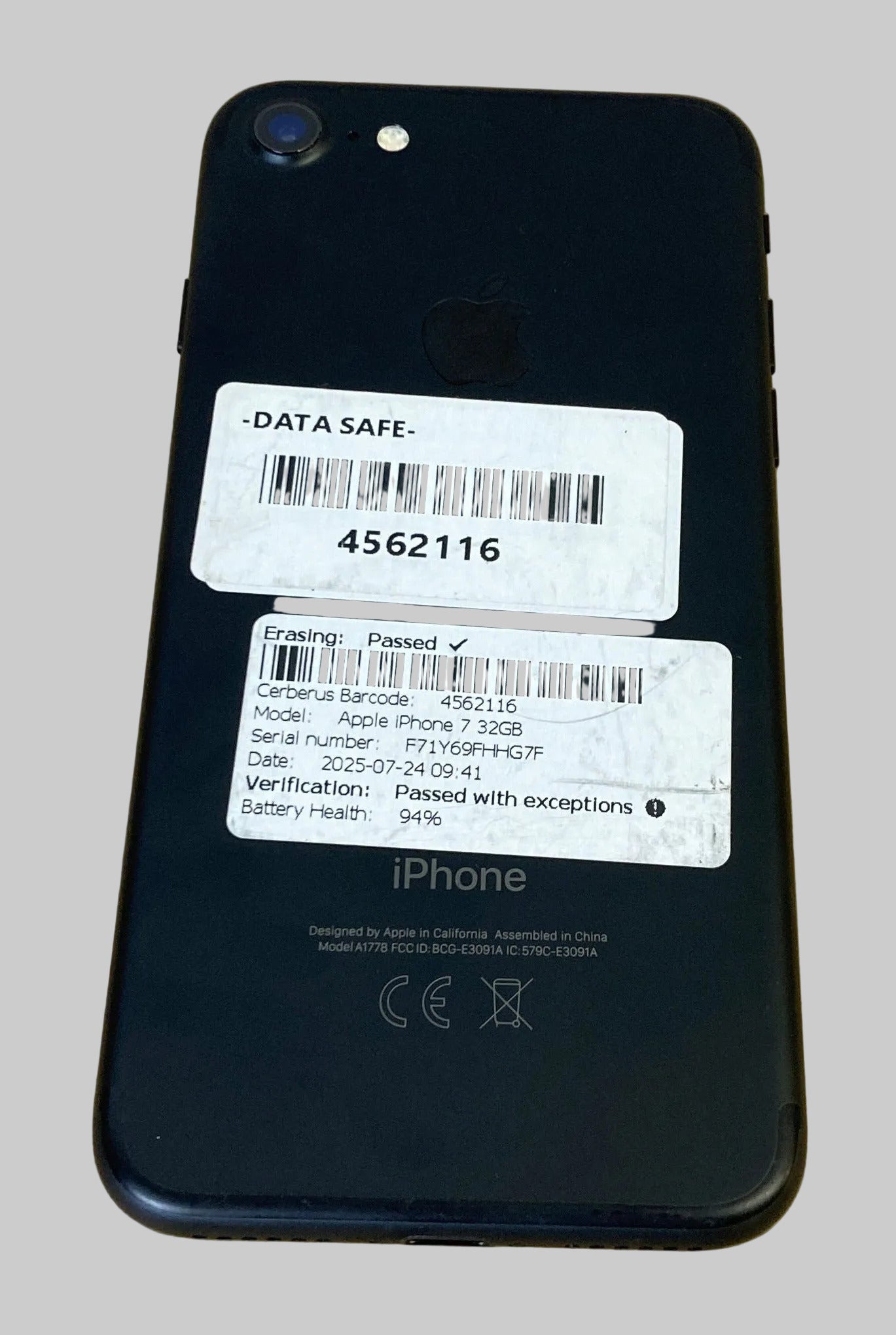 Apple iPhone 7 Smartphone 32GB Black Mobile Phone IOS