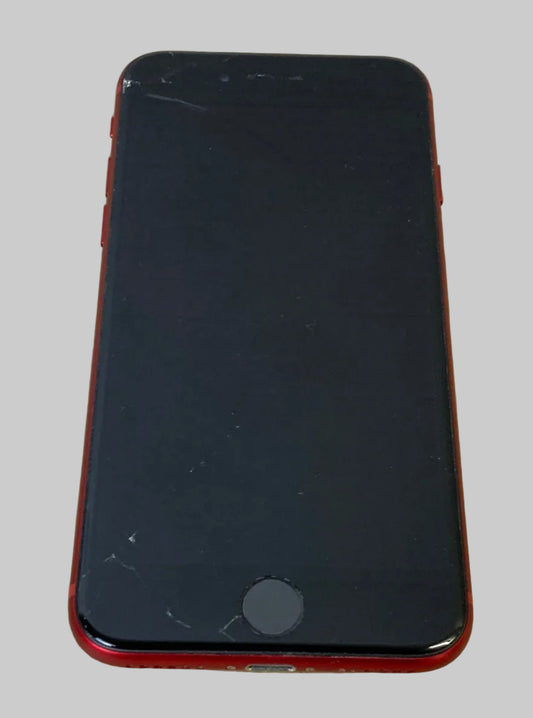 Apple iPhone SE (3rd Generation, 2022), 64GB, Red, Unlocked, Cracked
