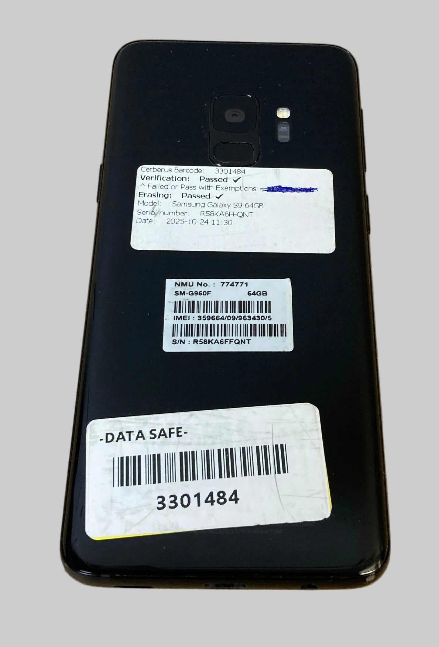 Samsung Galaxy S9, 64GB, Unlocked, Cracked