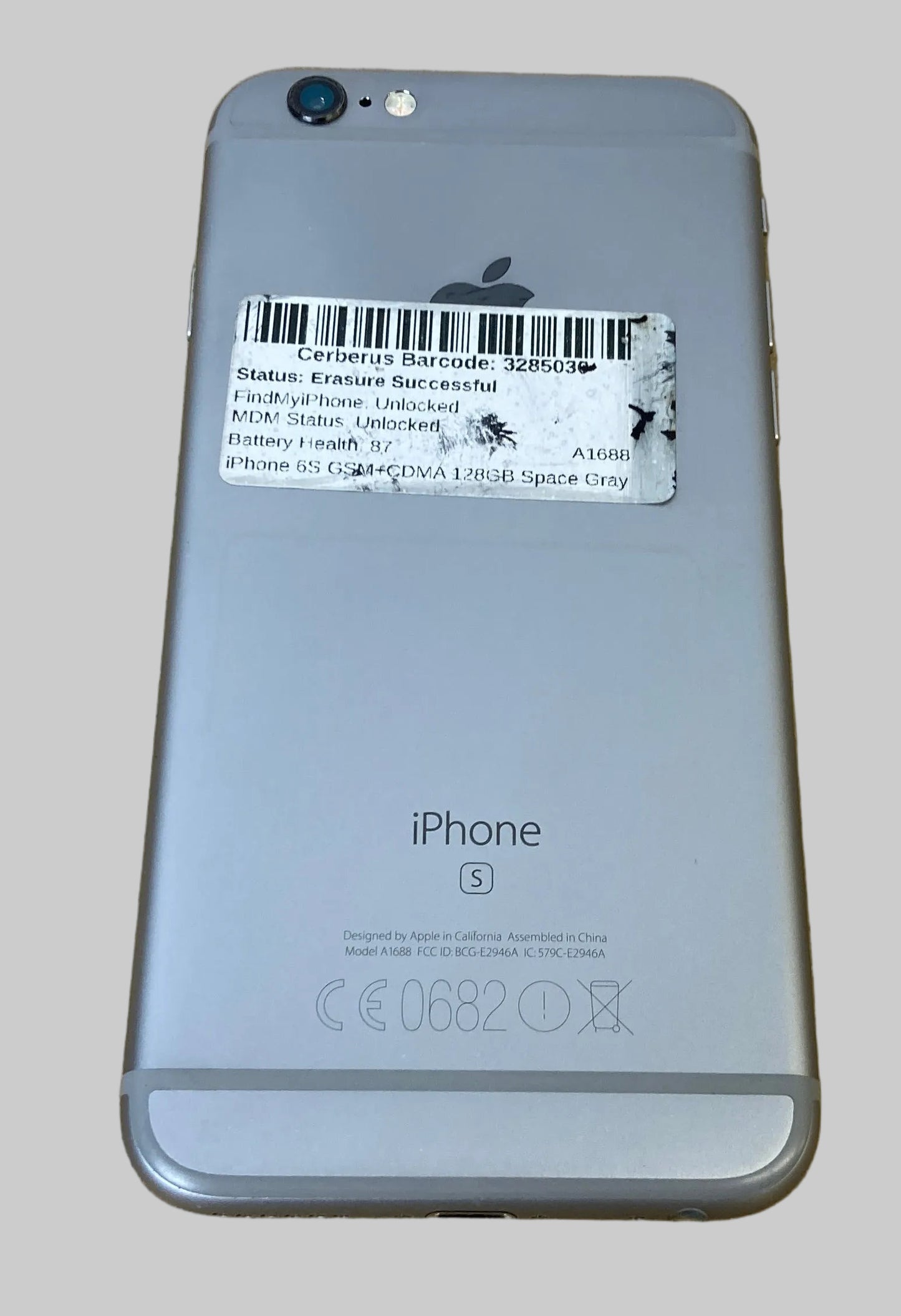 Apple iPhone 6s Smartphone 128GB Space Grey Mobile Phone IOS Unlocked