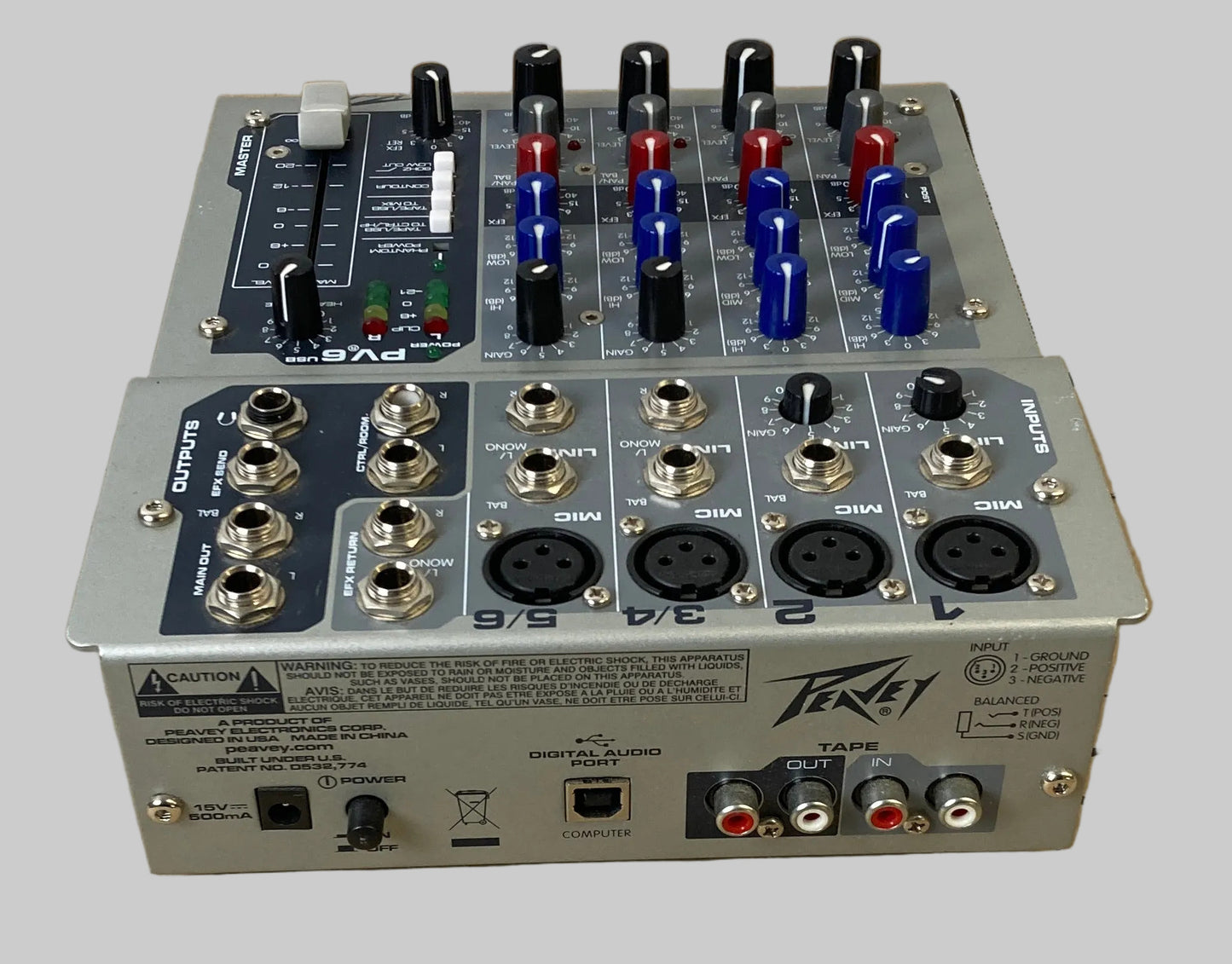 Peavey PV-6 USB mixing desk