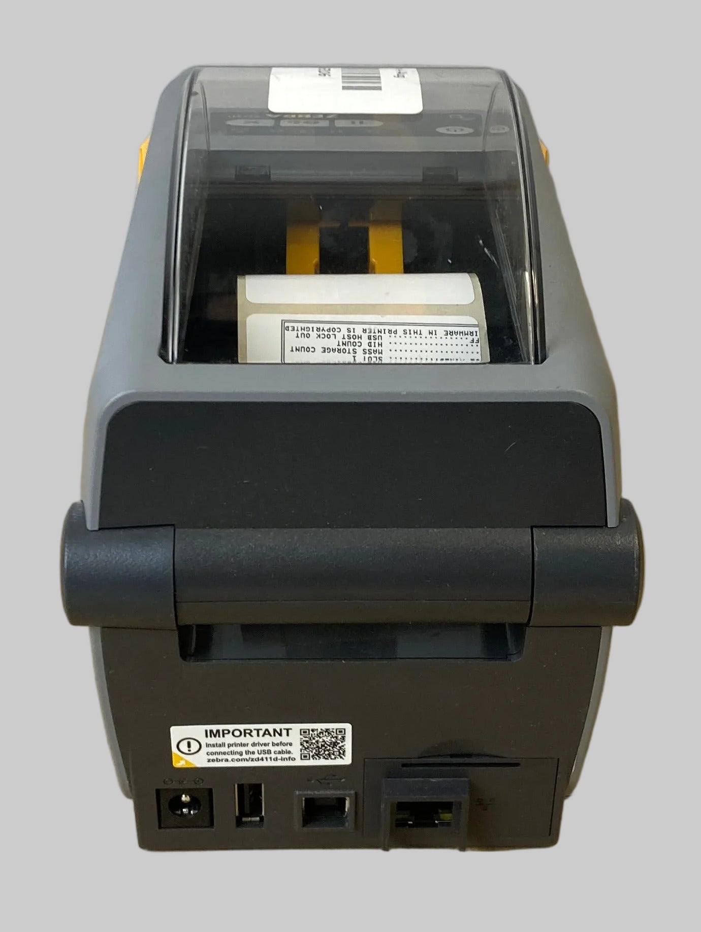ZEBRA ZD411 LABEL BARCODE PRINTER ZD4A022-D0EM00EZ USB and LAN