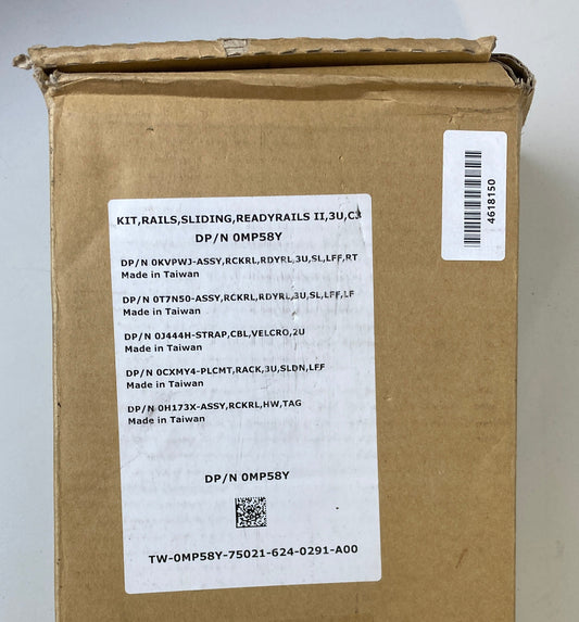 Dell PowerEdge C3 3U Sliding Ready Rails Kit MP58Y KVPWJ