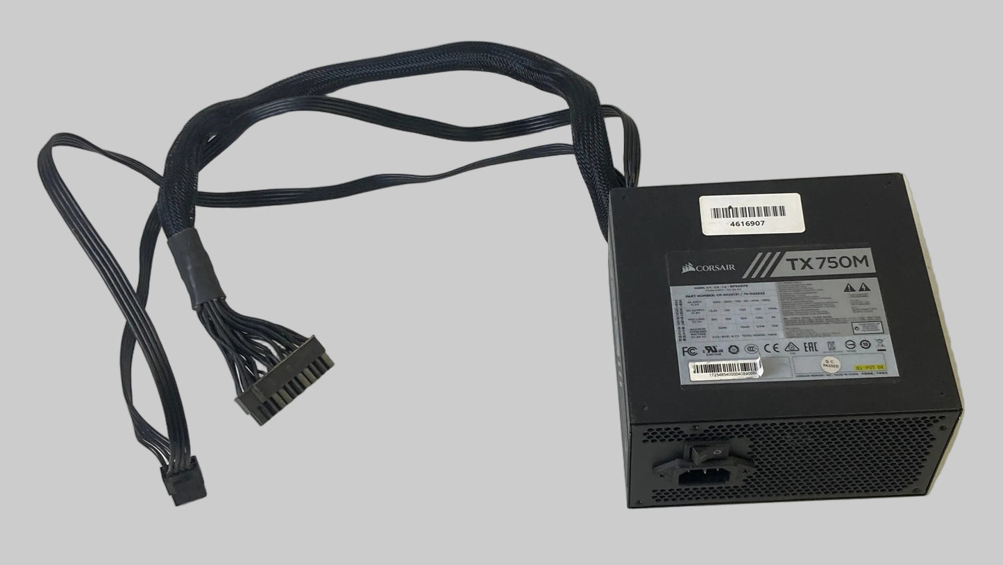 Corsair TX750M Power Supply 80+ Gold Semi Modular