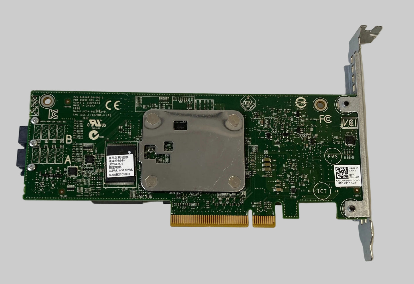 Dell PERC H330 SAS/SATA PCI-E x8 RAID Controller Card 06H1G0 6H1G0