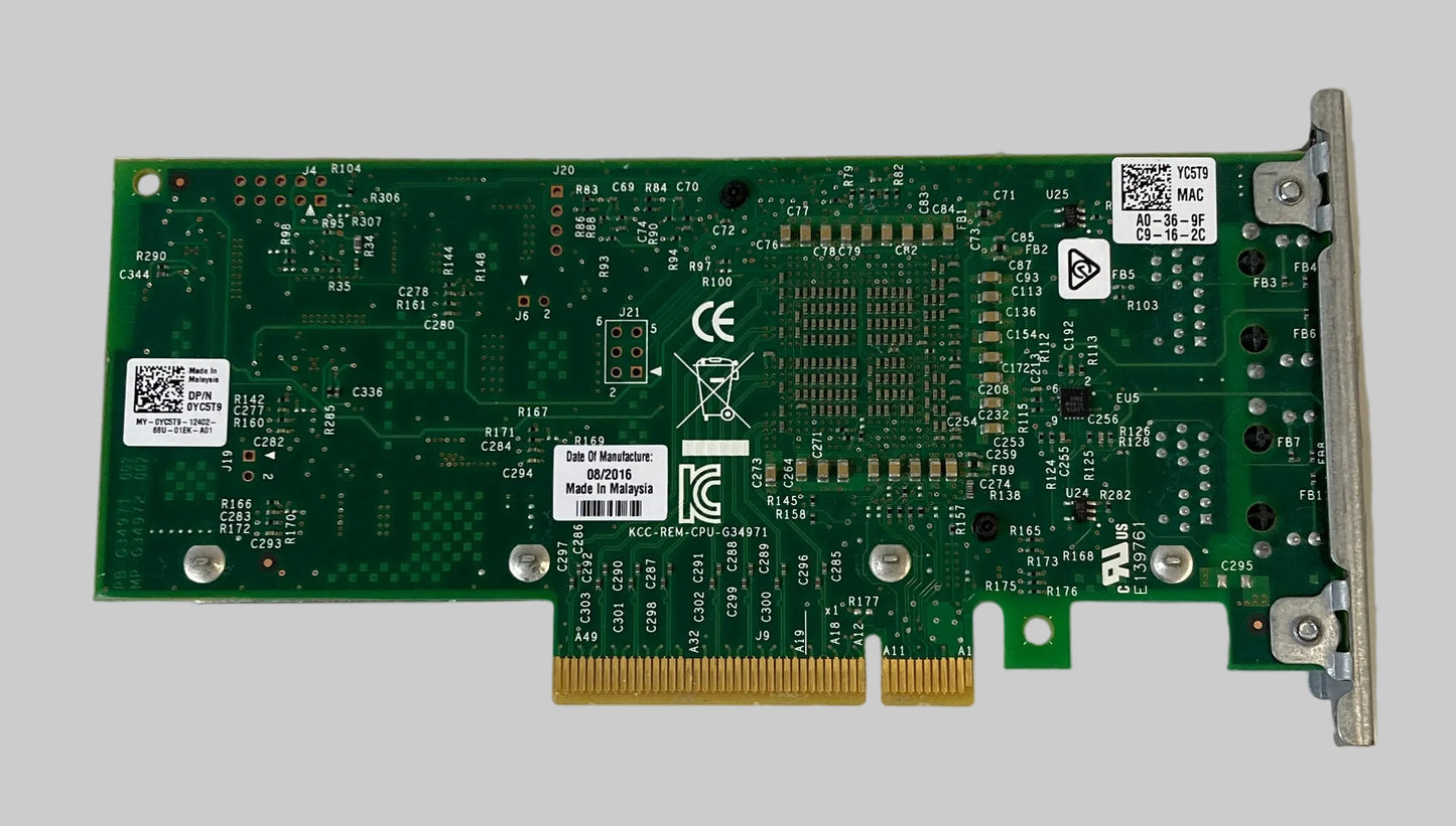 Intel Dell 0YC5T9 10GbE Dual Port Server Adapter