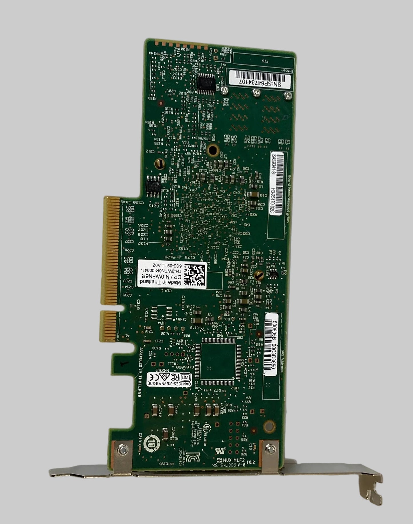 Dell WFN6R LSI MegaRAID SAS9341-8i FH PCIe-x8 JBOD RAID 0,1,5,10,50 0WFN6R