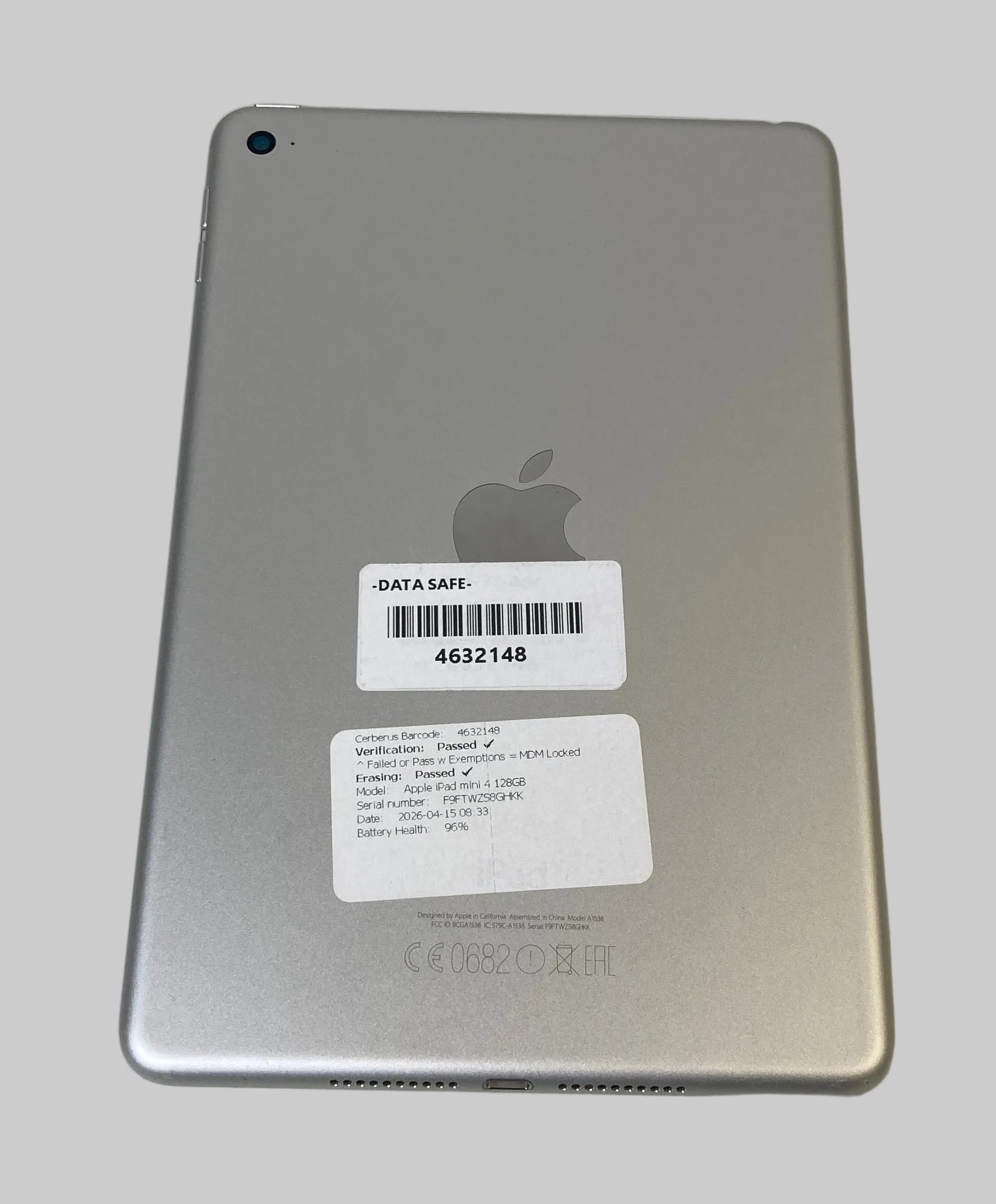 Apple iPad Mini 4 128GB, Wi-Fi, 7.9in - White