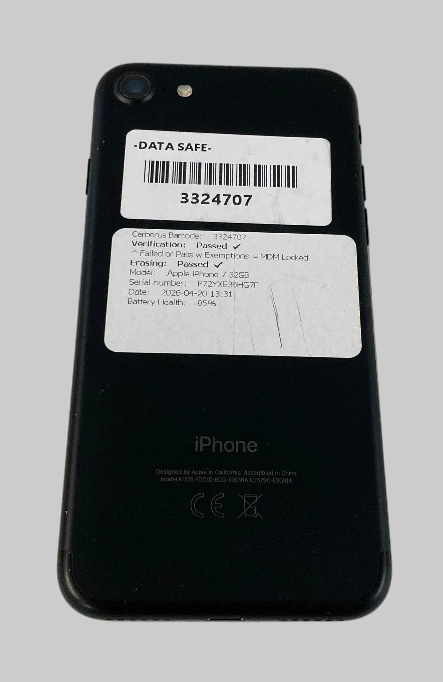 Apple iPhone 7 Smartphone 32GB Black Mobile Phone IOS