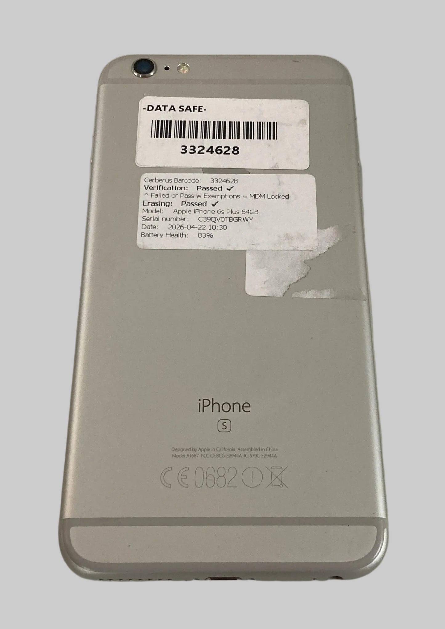 Apple iPhone 6s Plus Smartphone 64GB White Mobile Phone IOS