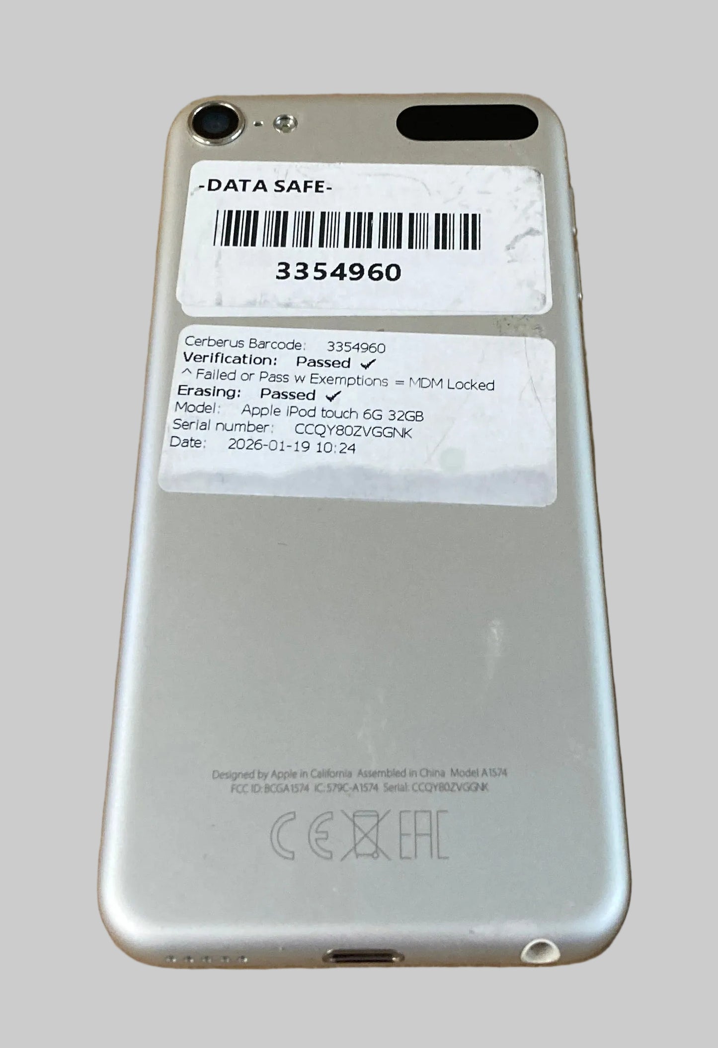 Apple iPod Touch 6th Gen 32GB Silver