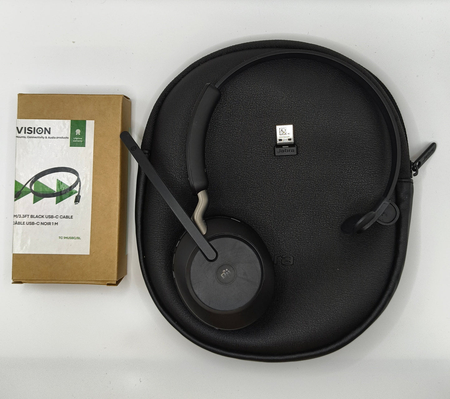Jabra Evolve2 65 MS Mono Wireless Headset Microsoft Teams Certified Black