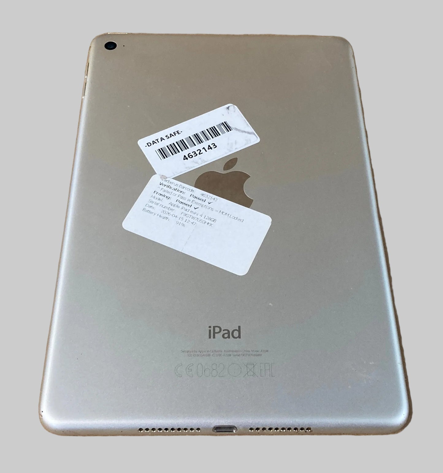 Apple iPad Mini 4 128GB, Wi-Fi, 7.9in - White