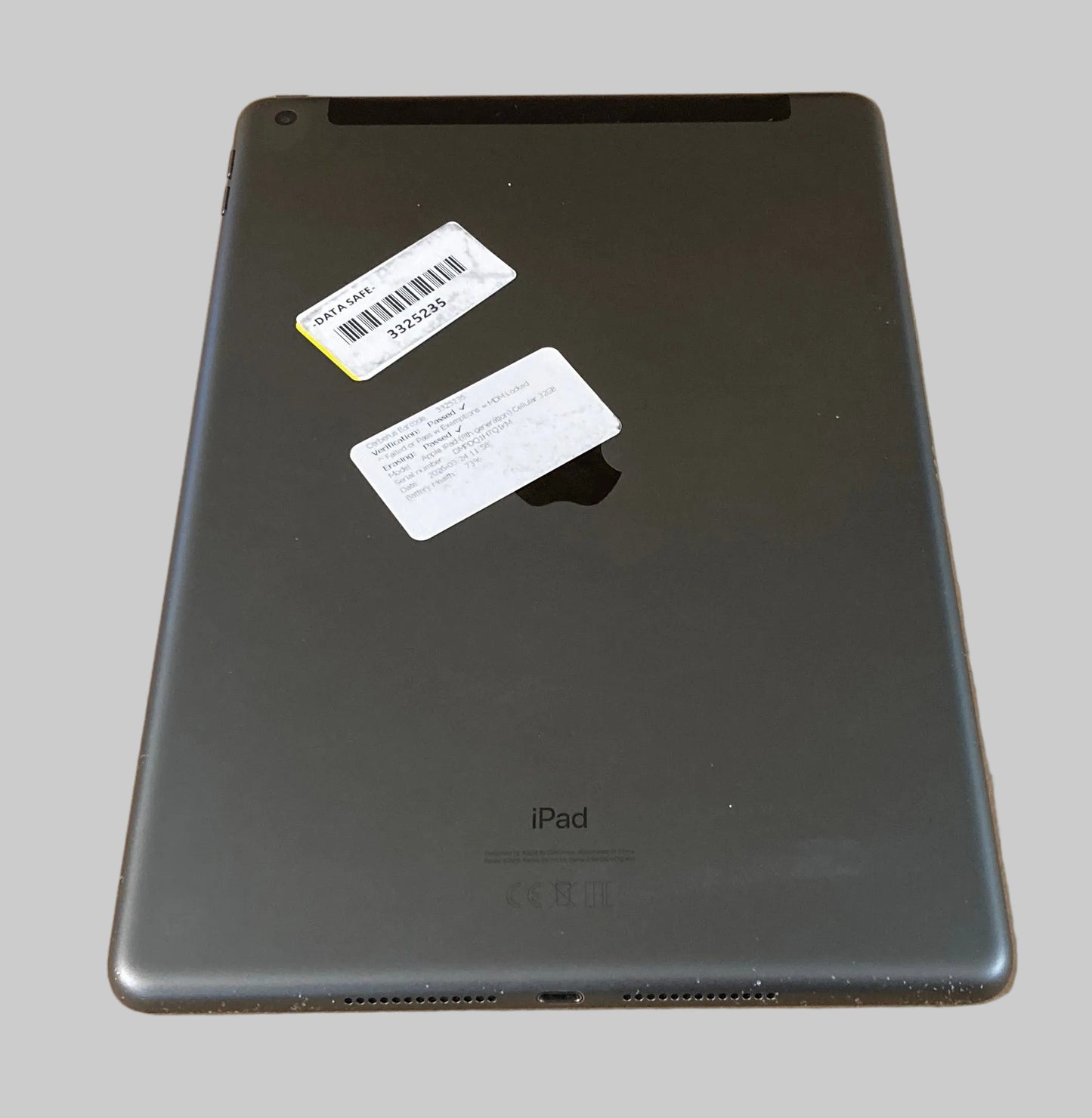 Apple iPad 8th Generation 10.2" Wifi/4G 32GB Grey