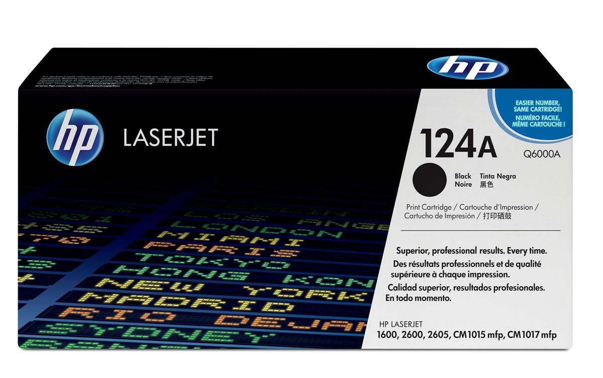 Genuine HP Q6000A Black Laserjet Toner Cartridge 1600 2600 2605 CM1015mfp CM1017mfp