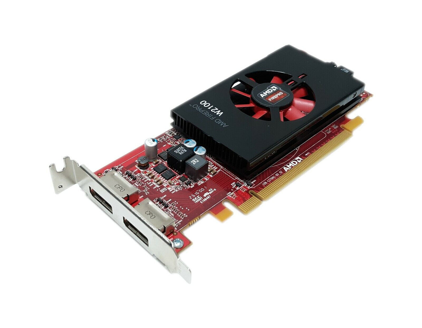 AMD FirePro W2100 2GB DDR3 Graphics Card 2x DISPLAY PORTS
