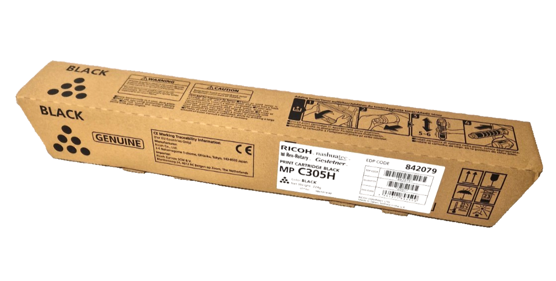 Ricoh MP C305H Toner Print Cartridge Black 842079