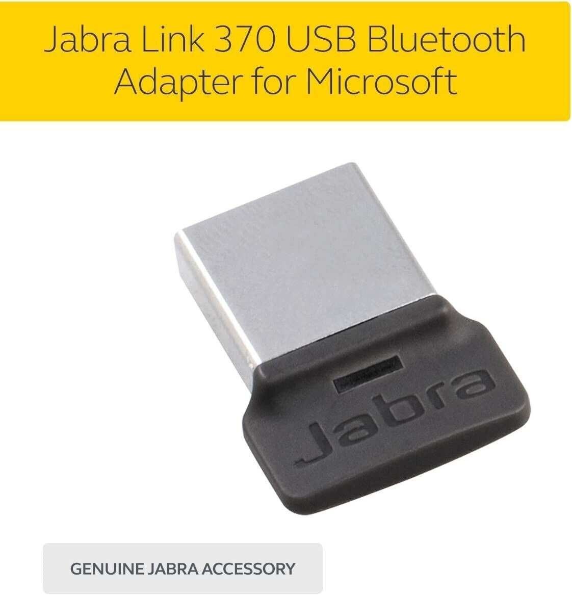 Jabra END040W Link 370 Bluetooth Microsoft Teams USB Adapter Dongle