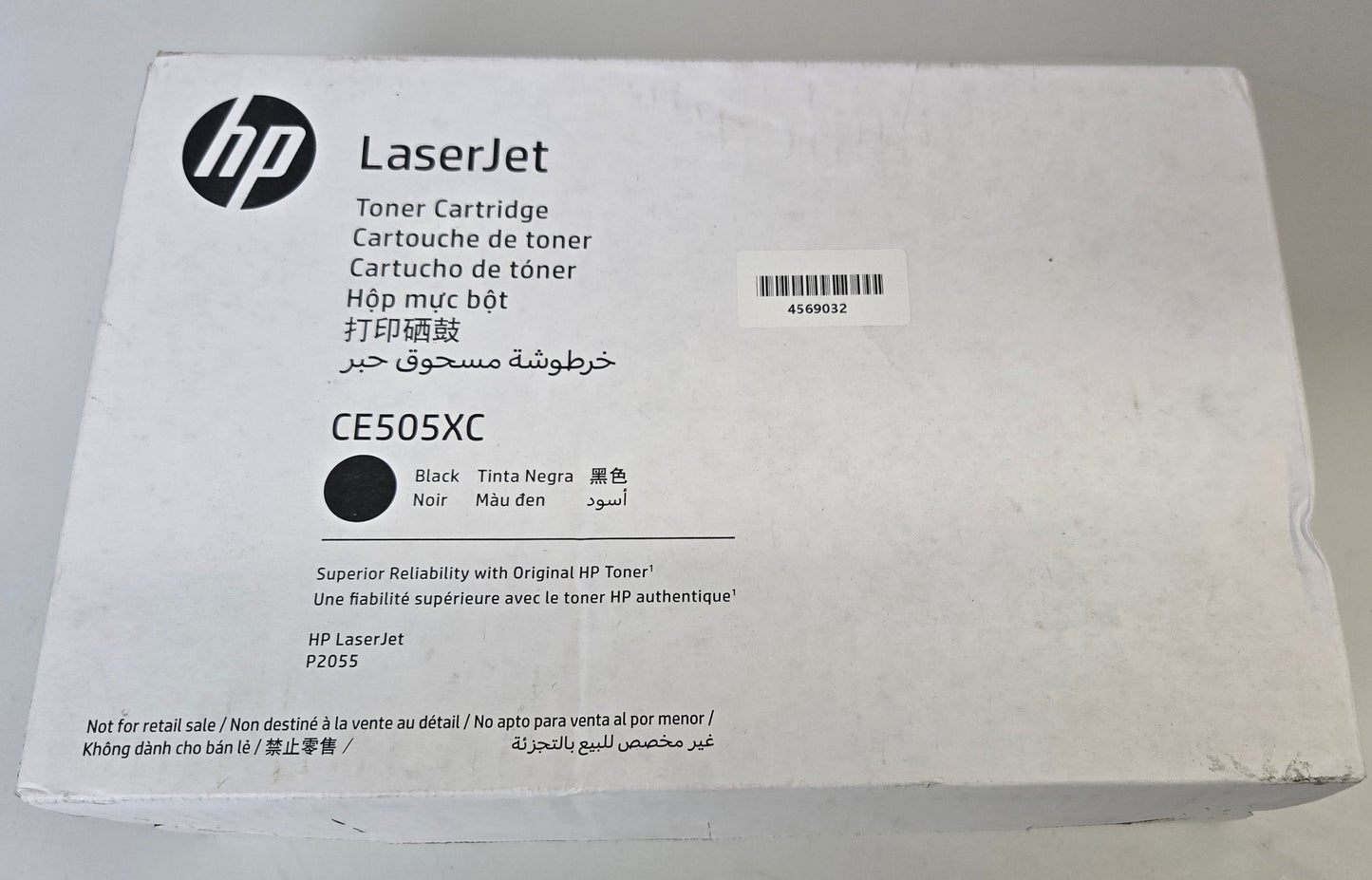 Genuine HP CE505XC LaserJet Print Toner Cartridge Black for P2055 High Yield