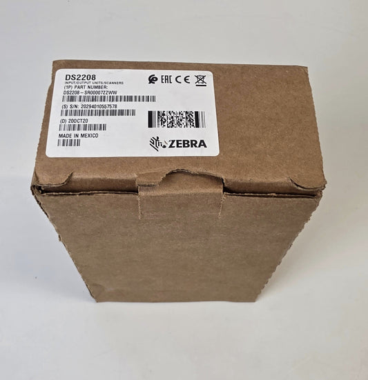 Zebra DS2208 Barcode Scanner 1D/2D DS2208-SR00007ZZWW