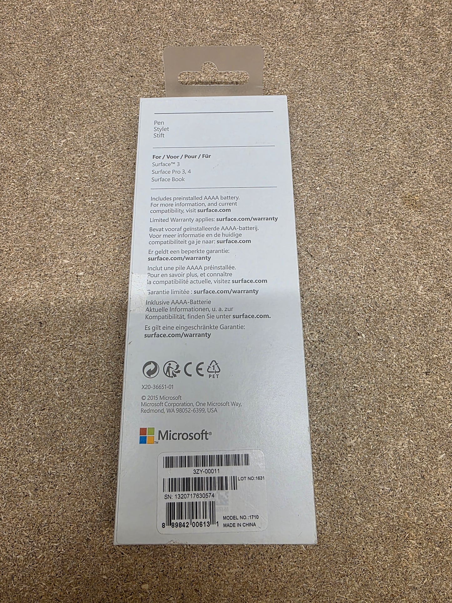 Microsoft Surface Pro Pen Stylet Stift Wireless Touch Silver With Tips 3ZY-00011