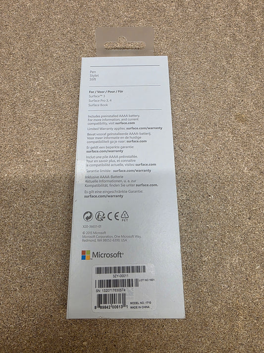 Microsoft Surface Pro Pen Stylet Stift Wireless Touch Silver With Tips 3ZY-00011