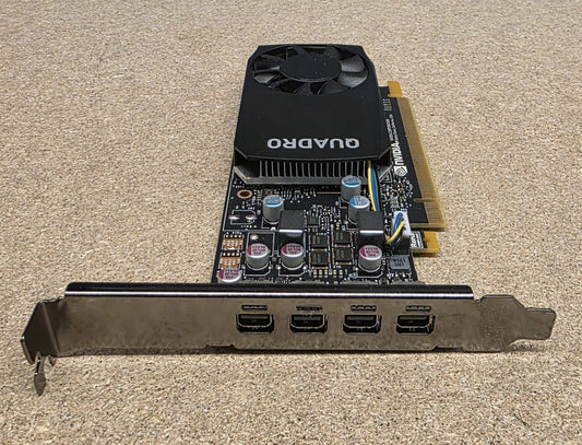 Nvidia Quadro P620 2GB GDDR5 4 x mini DP Graphics Card Quad Monitor