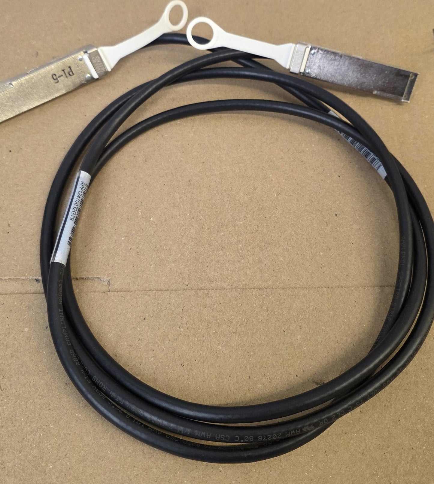 QLOGIC CBL1-0600230 2M Cable Cop 30 AWG STD QSFP to QSFP Passive