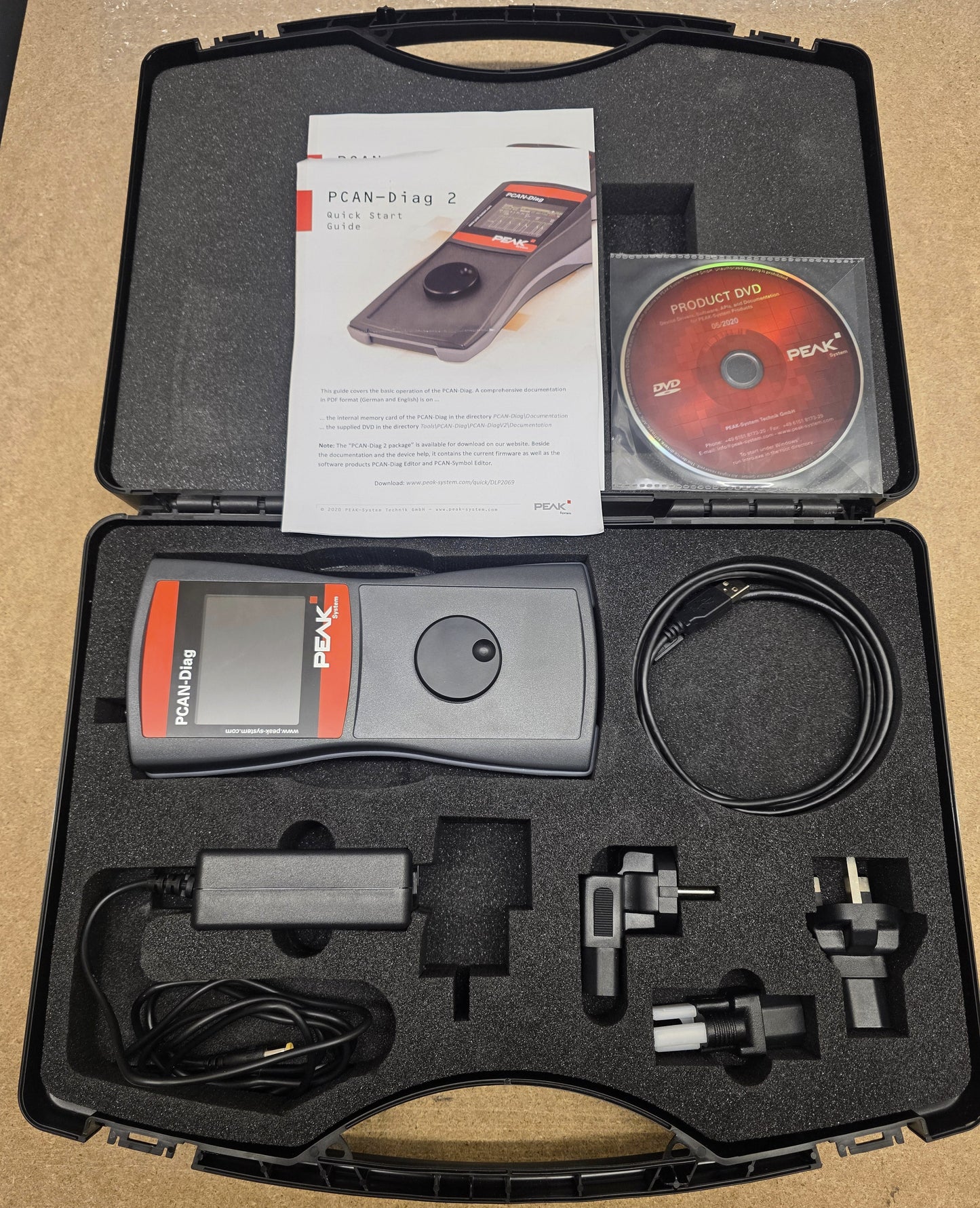 Peak PCAN-Diag 2 Handheld CAN Bus Diagnostics Unit