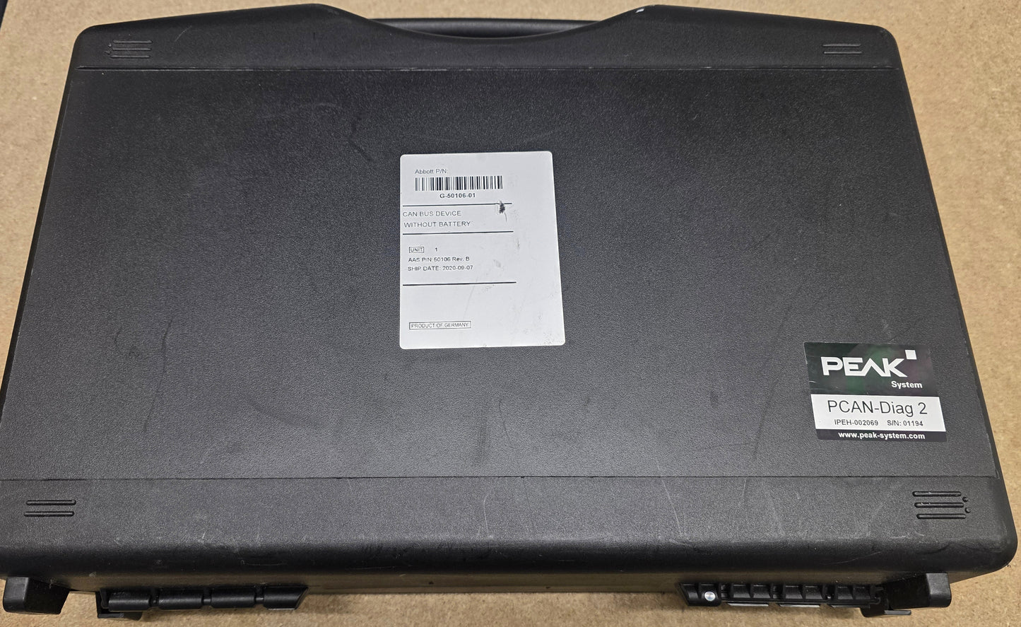 Peak PCAN-Diag 2 Handheld CAN Bus Diagnostics Unit