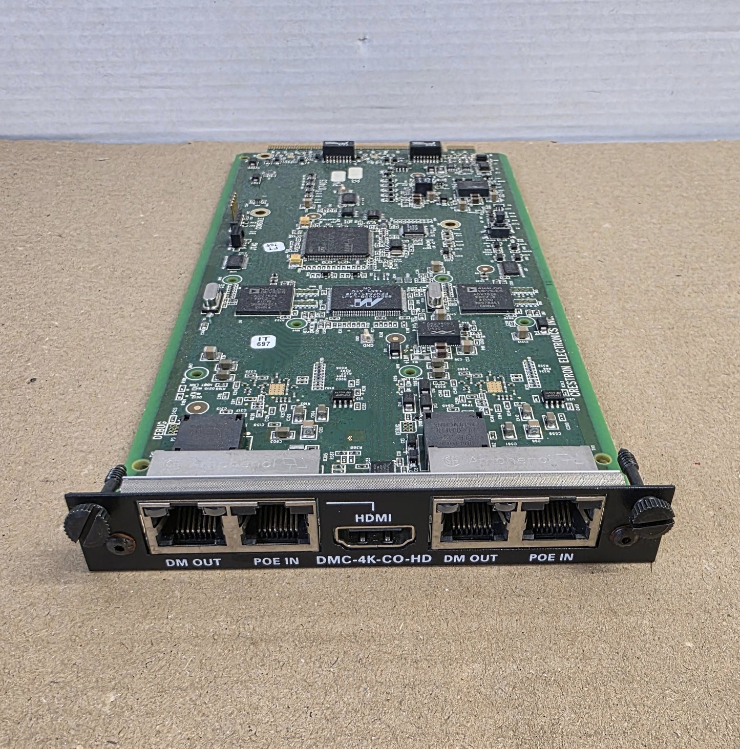 Crestron DMC-4K-CO-HD 2-Channel 4K 8G+ HDBaseT Output Card for DM Switchers