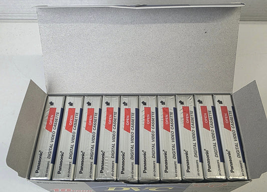 Panasonic 60/90min Mini DV Digital Video Cassette DVC Box of 10