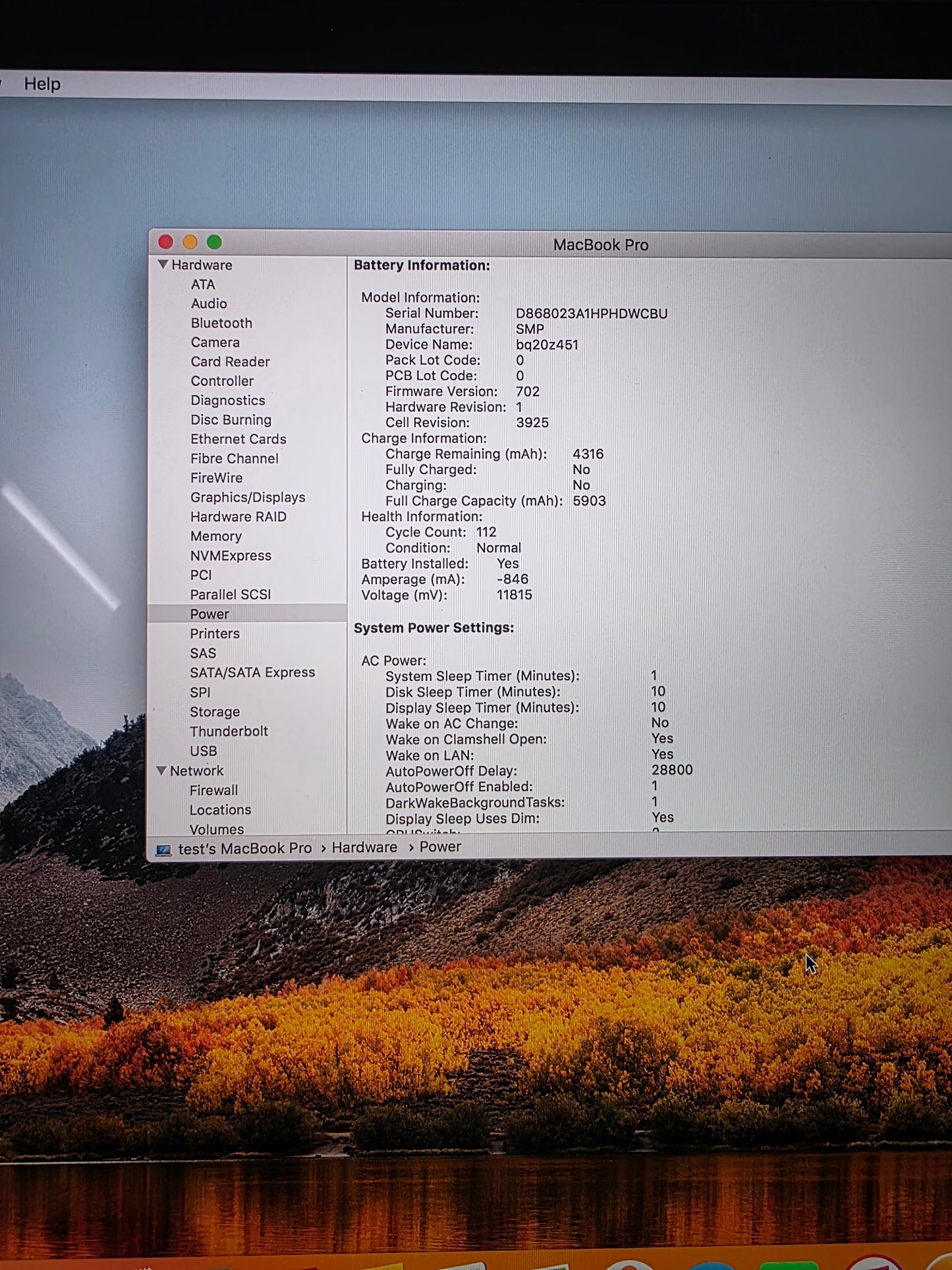 MacBook Pro 15" Touch/Mid-2017 2.9 GHz Core i7 (I7-7820HQ) 16GB RAM 500GB SSD