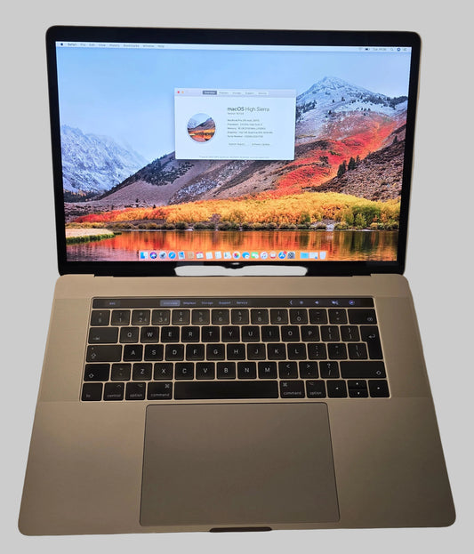 MacBook Pro 15" Touch/Mid-2017 2.9 GHz Core i7 (I7-7820HQ) 16GB RAM 500GB SSD