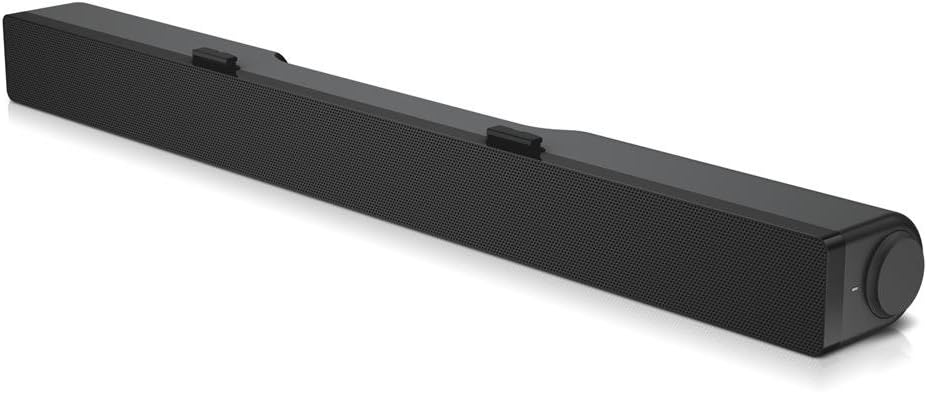 Dell AC511 USB Soundbar Speaker Great Bass Plug & Play Windows Mac PC
