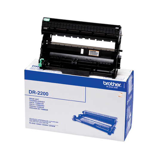 Genuine Brother DR-2200 Drum Unit - Single Pack. Prints 12,000 pages