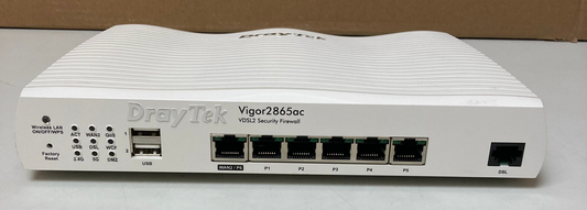 DrayTek Vigor 2865ac router VDLS2 security firewall