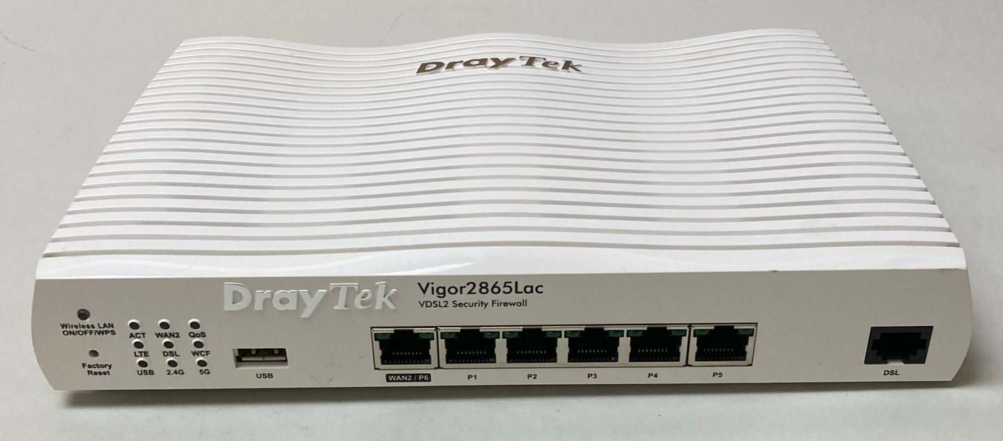 Draytek Vigor2865Lac VDSL2 Security Firewall