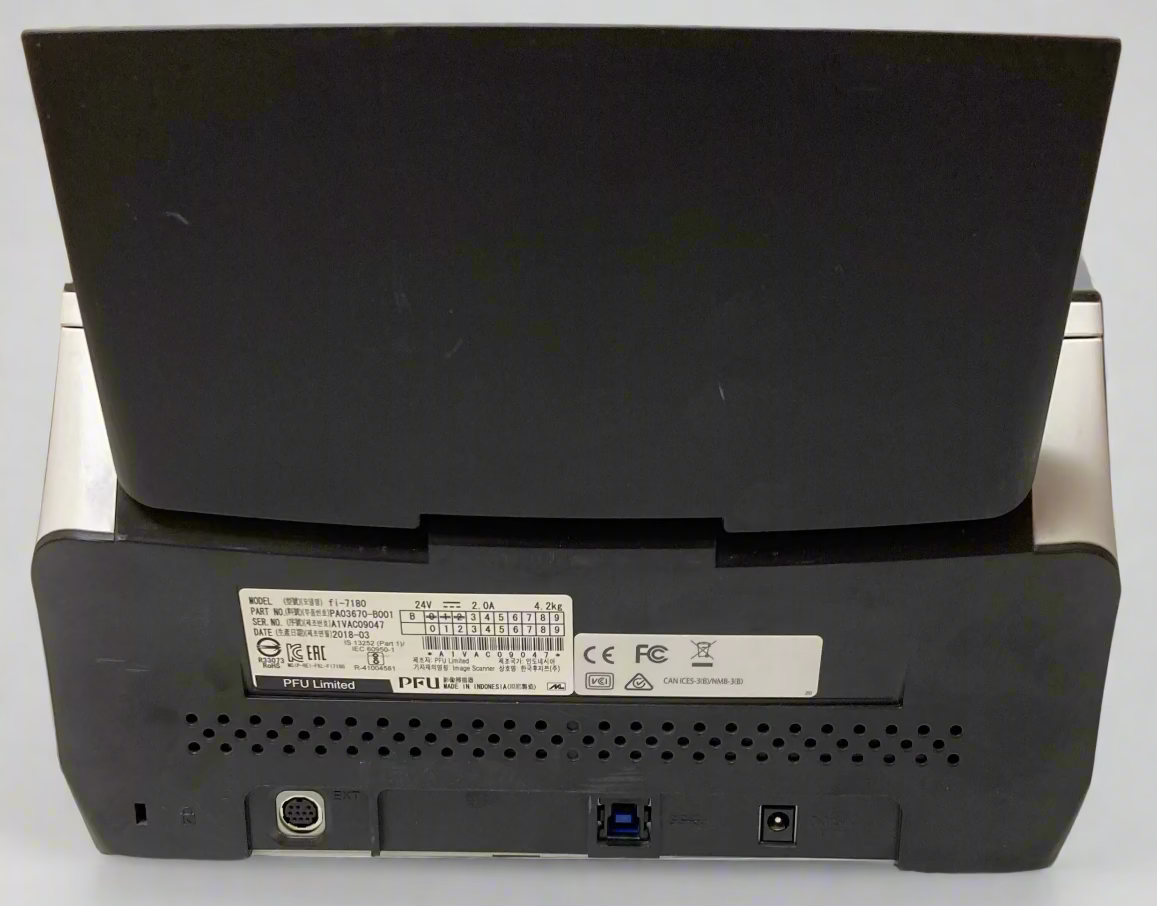 Fujitsu Fi-7180 High Speed Duplex Image Scanner