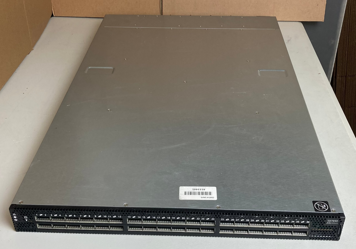 Mellanox SB7890 36x 100GbE QSFP28 R2F Infiniband EDR Unmanaged Switch Dual PSU